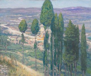 La vallée ombrienne en Italie - Frederick Gottwald — näkymä teoksesta