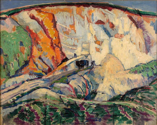 La falaise de craie - Frederick Porter — näkymä teoksesta
