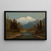 Mont Shasta -taulu, Kalifornia - Frederick Schafer — kehystetty taideteos seinällä
