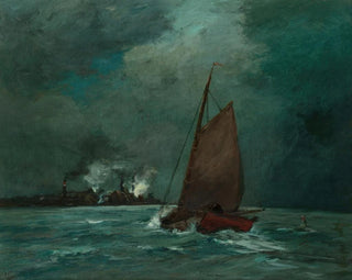 W Baie des Princes, Staten Island - Frederick W Kost — näkymä teoksesta