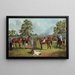 Groupe-maalaus Dowling Forestin raviradan aitauksessa Ballarat 1863 - Frederick Woodhouse — kehystetty taideteos seinällä
