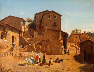 Frederik Vermehren - Street in Gerano in the Sabine Hills.webp