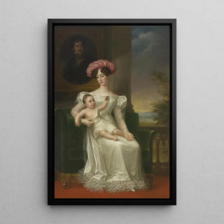 Fredric Westin - Josefina of Sweden and Norway with her eldest son.webp