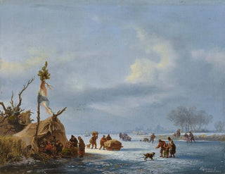 tammikuu - Fredrik Marinus Kruseman — näkymä teoksesta