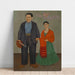 Maalauksen jäljennös Frida ja Diego Rivera - Frida Kahlo