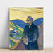 Maalauksen jäljennös Friedrich Nietzsche - Edvard Munch