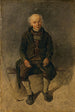 Maanviljelijä tupakoimassa piippua - Friedrich August Matthias Gauermann — näkymä teoksesta