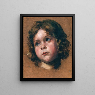 Friedrich August von Kaulbach - Head of a Boy.webp