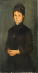 Muotokuva naishenkilöstä - Friedrich August von Kaulbach — näkymä teoksesta