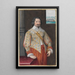 Georg II Fleckensteinin isäntänä kasvokuvassa - Friedrich Brentel — kehystetty taideteos seinällä