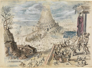 La Tour de Babel - Friedrich Brentel — näkymä teoksesta