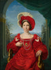 Hesse-Casselin prinsessa Augustan muotokuva - Friedrich Bury — näkymä teoksesta