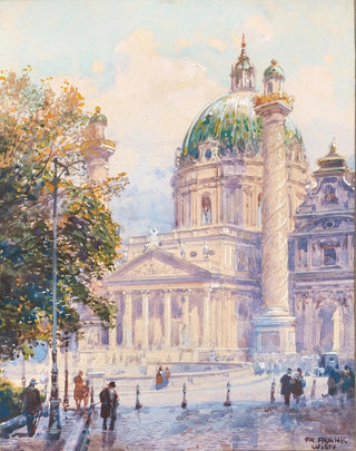 Friedrich Frank - Saint Charless church in Vienna.webp