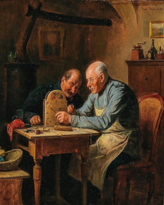 Friedrich Friedlnder - A Difficult Problem.webp