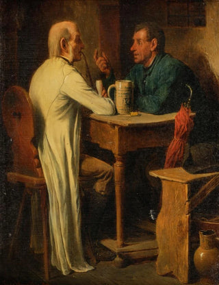 Friedrich Friedlnder - Plausch im Wirtshaus.webp