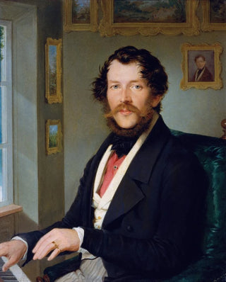 Friedrich Johann Gottlieb Lieder - Bildnis eines Herrn vor dem Klavier.webp