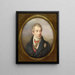 Prinssi Klemens Wenzel Lothar von Metternich 1773-1859 - Friedrich Johann Gottlieb Lieder — kehystetty taideteos seinällä