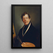 Itsekuva ateljeessa - Friedrich Johann Gottlieb Lieder — näkymä teoksesta