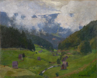 La vallée de Raumnzach - Friedrich Kallmorgen — näkymä teoksesta