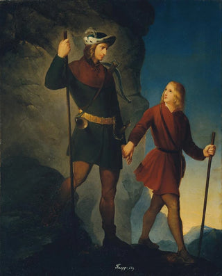 Friedrich Krepp - Die Errettung Kaiser Maximilians I aus der Martinswand.webp