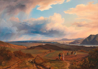 Friedrich Loos - Blick auf Wien vom Bisamberg.webp