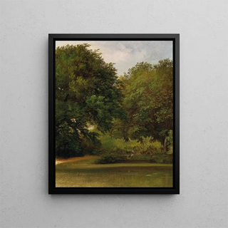 Friedrich Loos - Group of Trees in the Park.webp