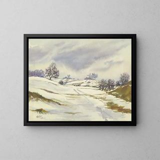 Friedrich Mook - Wintery landscape.webp