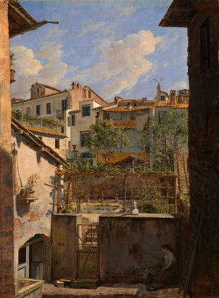 Friedrich Mosbrugger - Italienische Hinterhuser.webp
