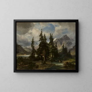 Friedrich Preller the Elder - Mountain landscape from Norway.webp