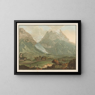 Friedrich Rosenberg - Glacier inferieur de la Valle du Grindelwald dans le Canton de Berne.webp