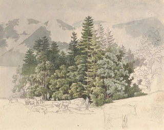 Alppimaisema - Friedrich Salathé — näkymä teoksesta