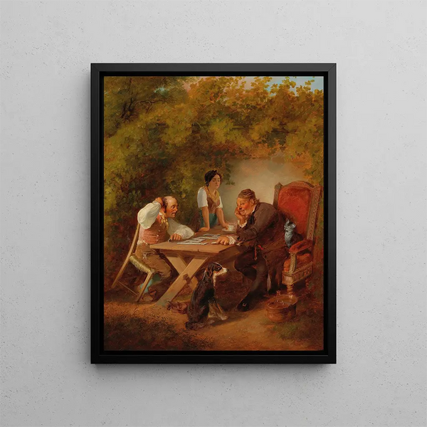 Friedrich Sturm - Domino Players.webp