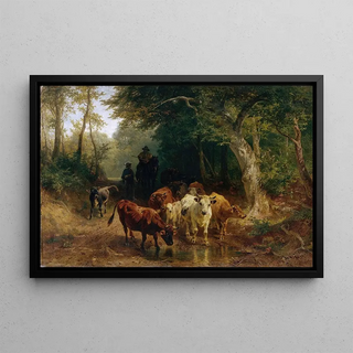 Friedrich Voltz - Heimkehr der Rinderherde im Herbst.webp