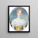 Portrait de Johanna Gräfin Gleispach - Friedrich Wailand — kehystetty taideteos seinällä