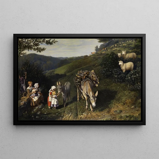 Friedrich Wilhelm Keyl - Family in idyllic countryside.webp