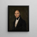 Portrait d'un gentleman en habit - Friedrich Wilhelm Maul — kehystetty taideteos seinällä