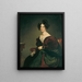 Amalie Klein - Friedrich von Amerling — kehystetty taideteos seinällä