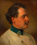 Andreas Amerlingin roolissa 3. jalkaväkirykmentin kapteenina, taiteilijan veli - Friedrich von Amerling — näkymä teoksesta