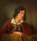 Antonie Amerlingin, taiteilijan puoliso, pää koholla - Friedrich von Amerling — näkymä teoksesta