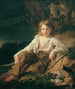 Poika kalastaja - Friedrich von Amerling — näkymä teoksesta