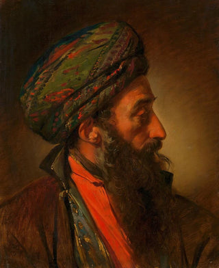 Friedrich von Amerling - Ein Trke Studienkopf.webp