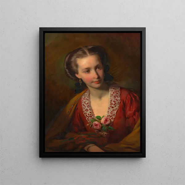 Friedrich von Amerling - Hermine Amerling Schwgerin Friedrich Amerlings.webp