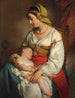 Mère italienne avec enfant - Friedrich von Amerling — näkymä teoksesta