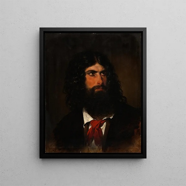 Friedrich von Amerling - Portrait Of A Roman Peasant.webp