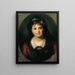 Rosalia Hermann - Friedrich von Amerling — kehystetty taideteos seinällä