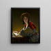 La jeune femme orientale - Friedrich von Amerling — kehystetty taideteos seinällä