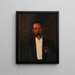 Moritz Preyer, magistrat director - Friedrich von Radler — kehystetty taideteos seinällä
