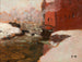 La fabrique rouge - Frits Thaulow — näkymä teoksesta