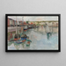 Dieppe-maalaus - Frits Thaulow — kehystetty taideteos seinällä