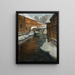 Akerselven-maalaus - Frits Thaulow — kehystetty taideteos seinällä